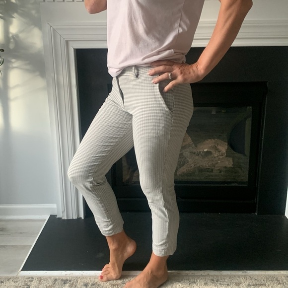 Theory women’s plaid ankle pants size 2‎  classic casual cropped career - Picture 5 of 13